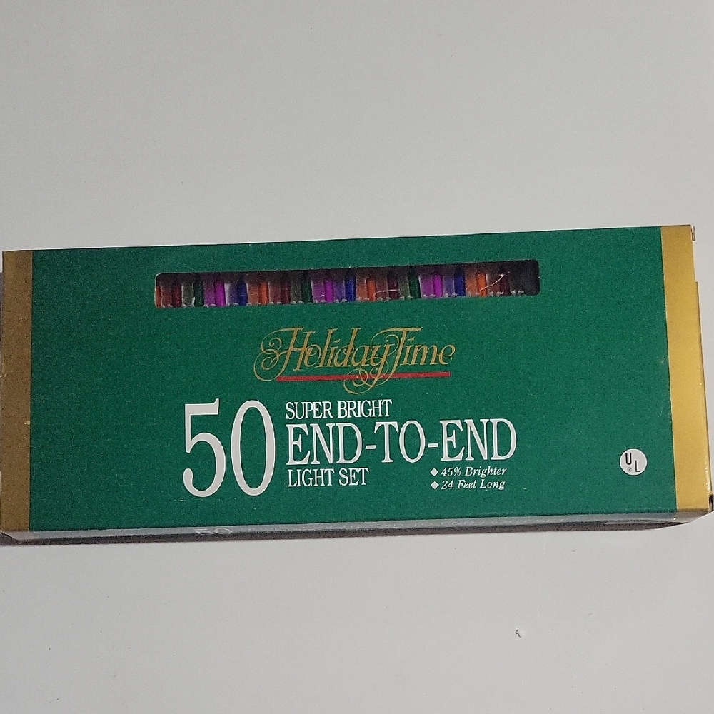 Holiday Time End-to-End Light Set